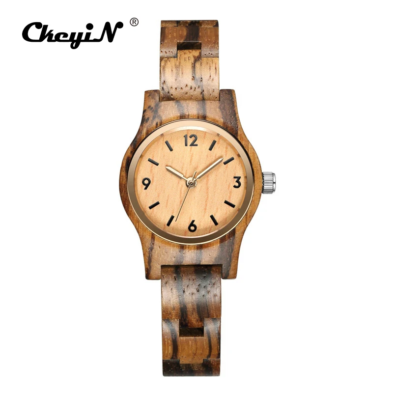 

Zebra Wood Grain Women's Watch Minimalist Wood Watches Women Top Brand Luxury Dress Wooden Wrist Watch Creative Girls Gifts 46