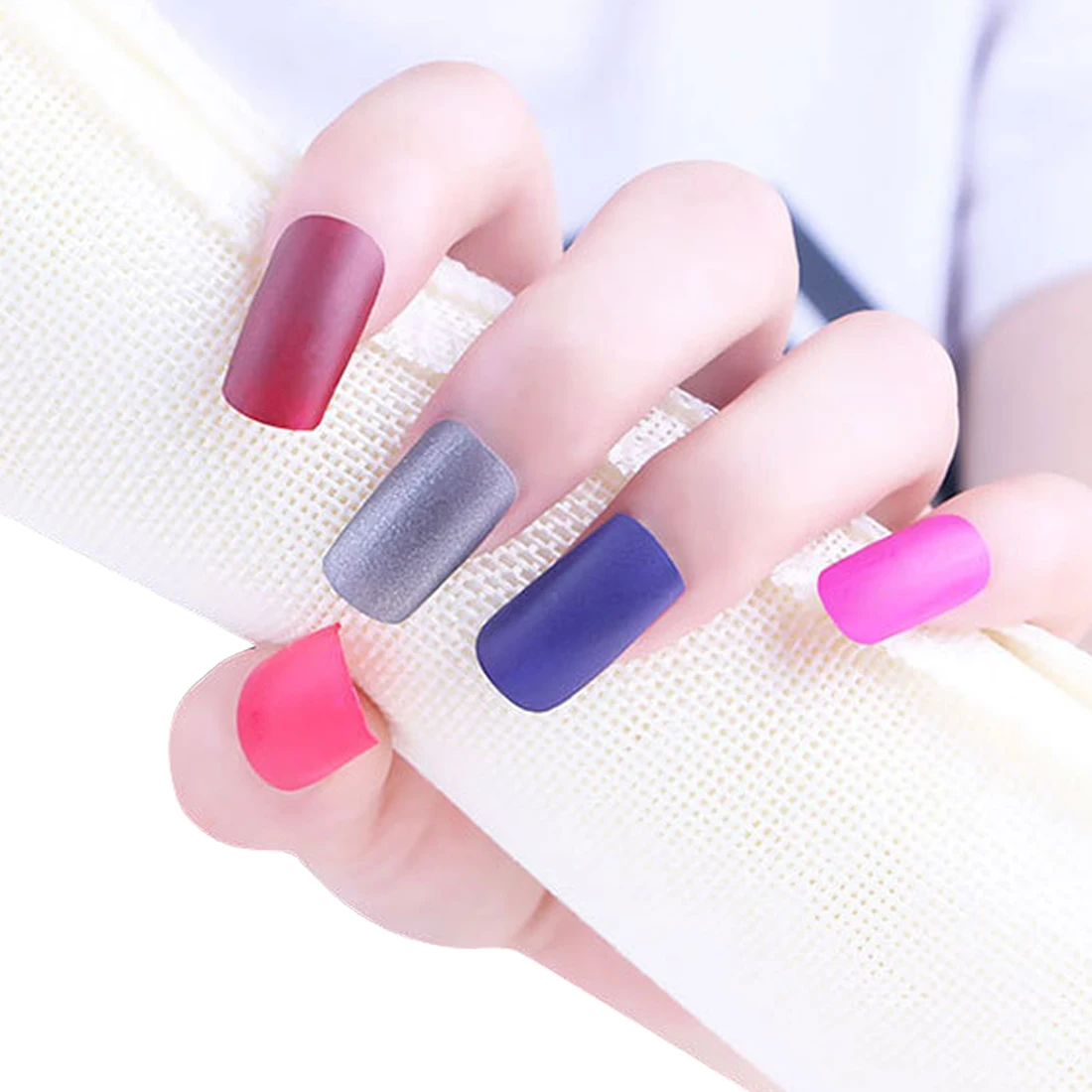 Скраб лак для ногтей 12 мл матовый Ретро бархатный прочный неpeelable ...