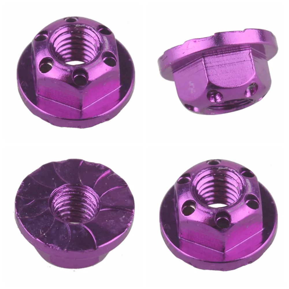 4pcs/lot HSP Aluminium Nut M4 4P Upgrade Parts For 1/10th RC Carparts