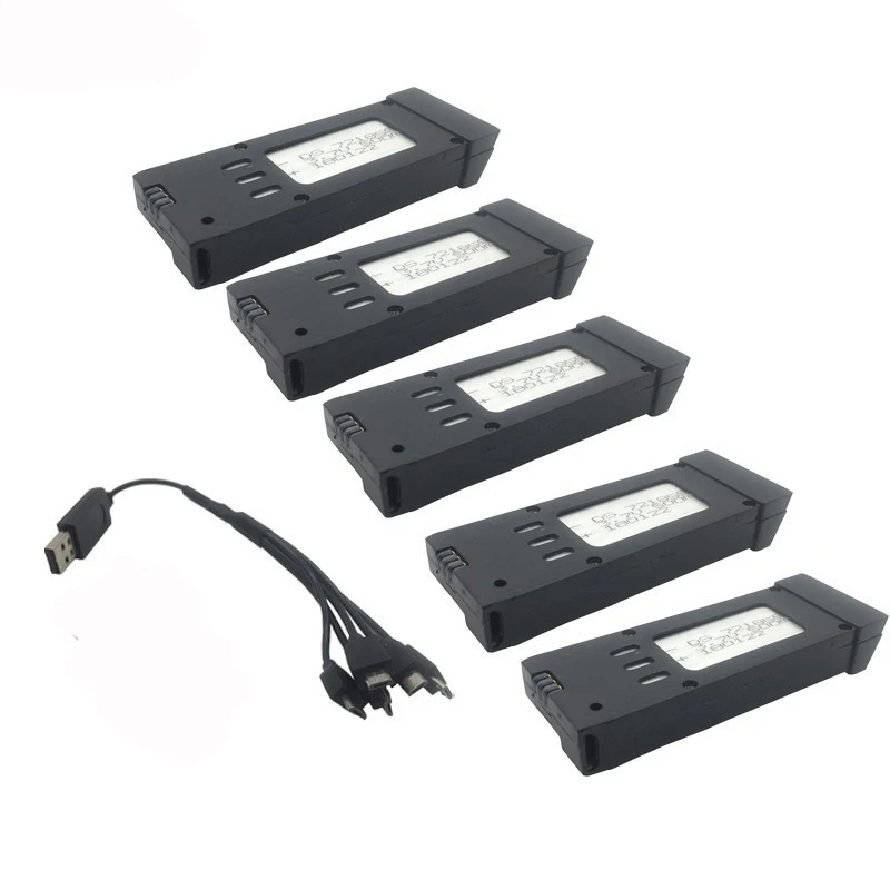 

3.7v 500mah Lipo Battery For E58 M68 JY019 Rc Drone Quadcopter Spare Parts Rechargeable Battery Replacement Accessories
