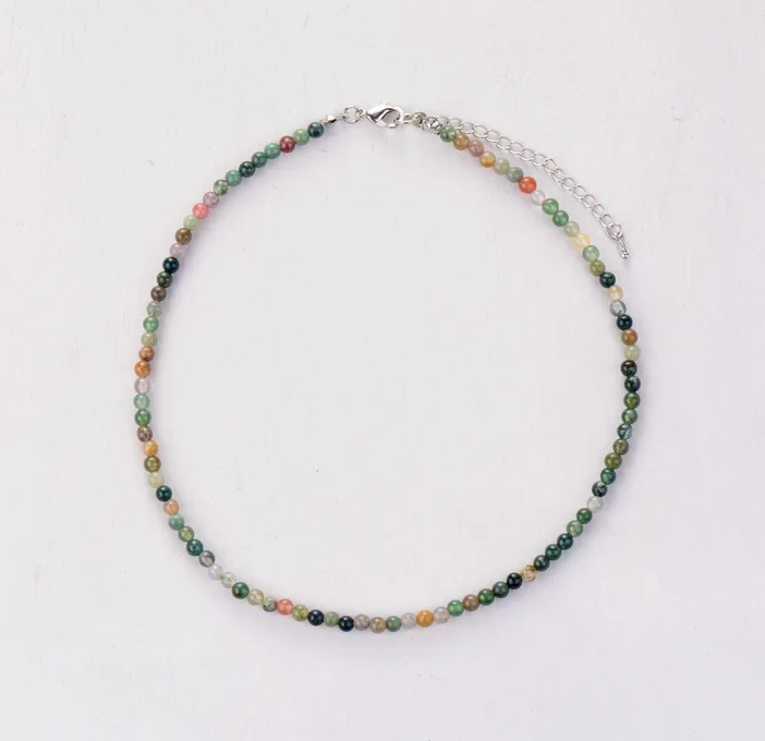 Women Chokers 4MM Natural Stone Choker Necklace 2021 Womens Simple Collar Necklace Neck Choker Steampunk Jewelry Dropship - Image 3