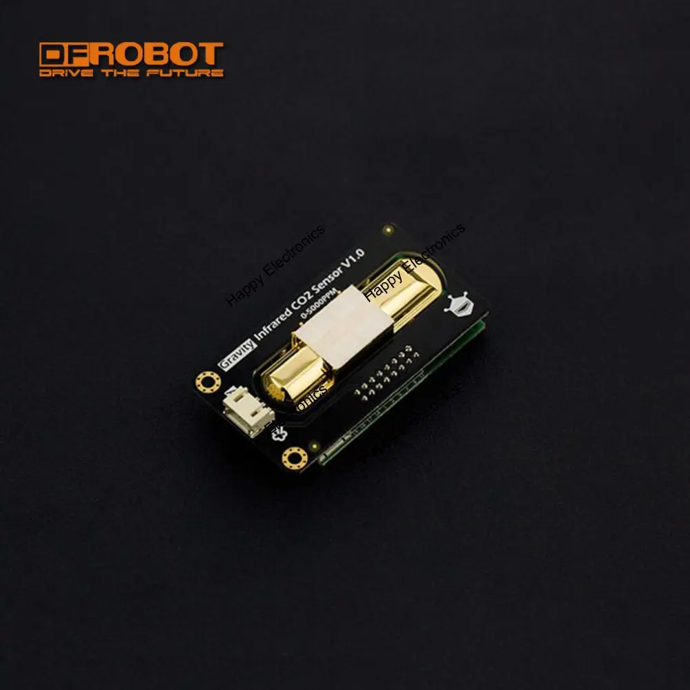 

DFRobot Gravity Series high-precision Analog Infrared CO2 Sensor, 4.5~5.5V DC DAC output 0~5000ppm Waterproof compatible Arduino