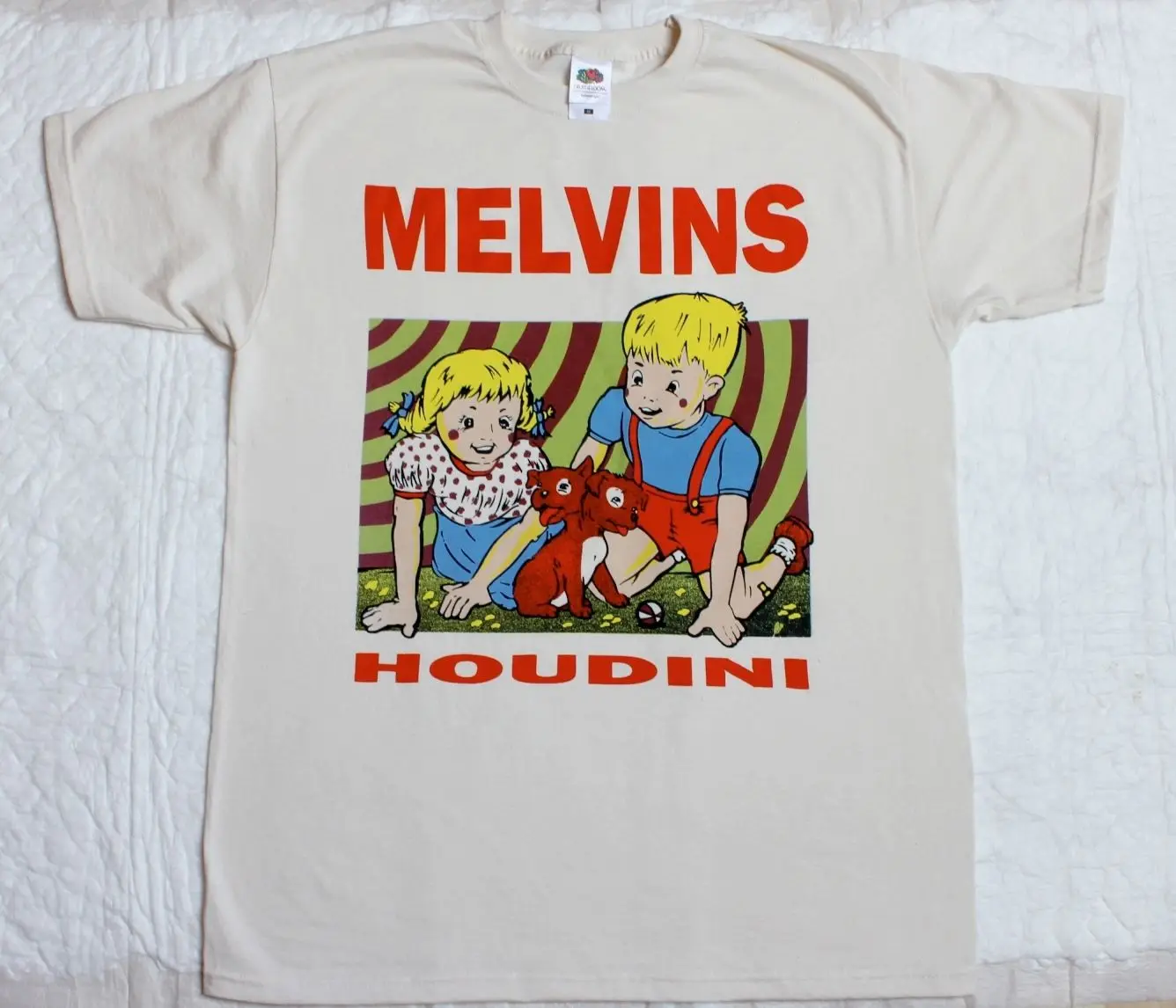 

MELVINS HOUDINI SLUDGE METAL STONER ROCK FANTOMAS NEW NATURAL COLOR T-SHIRT Casual Short Sleeve T shirt Novelty