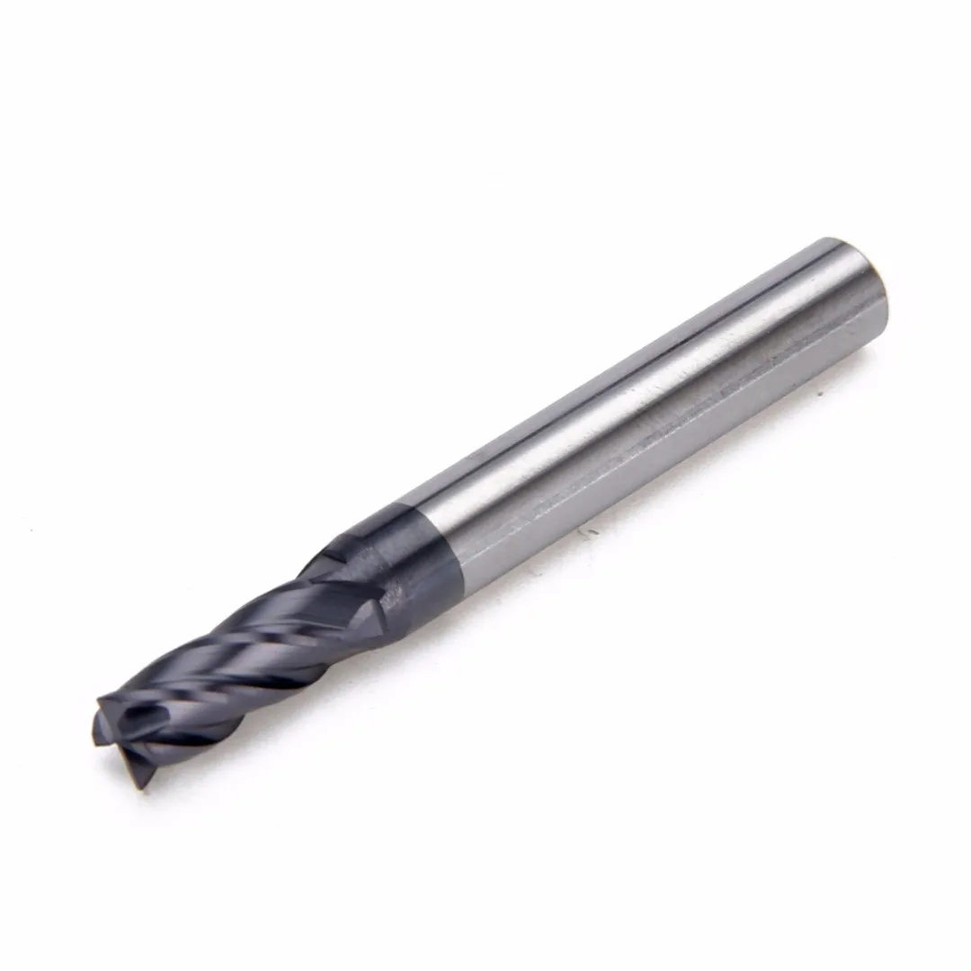 4 Flute Ccarbide Tungsten End Mill Solid Carbide End Mill 1/2/3/4/6/8/10/12mm Milling Cutter Tungsten Steel