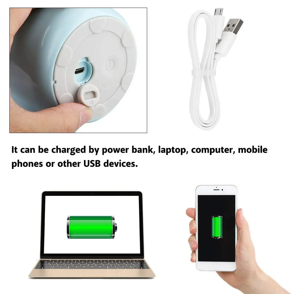 350 мл, портативный блендер для сока, USB соковыжималка, чашка, Многофункциональный миксер для фруктов, шесть лезвий, миксер, смузи, детское питание, Новинка