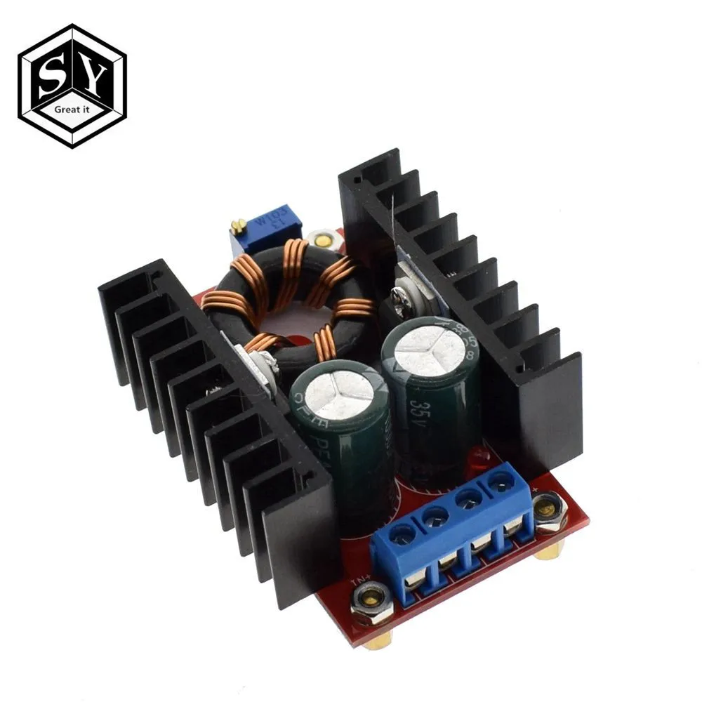 

FREE SHIPPING!! 1PCS/LOT 150W Boost Converter DC to DC 10-32V to 12-35V Step Up Voltage Charger Module