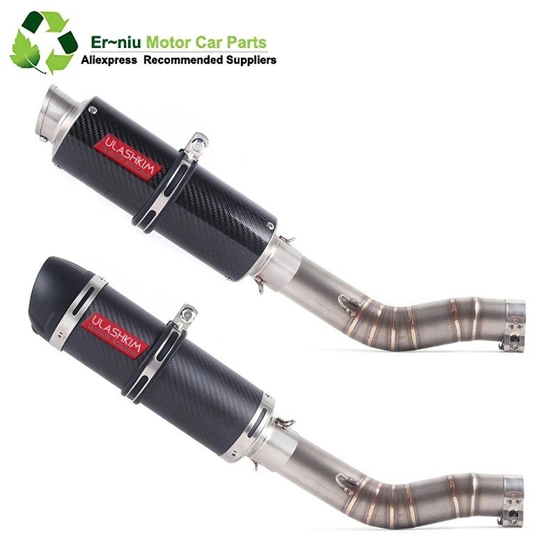 

GSXR1000 GSX R1000 GSXR 1000 Motorcycle Exhaust Modified Middle Link Pipe Full System Slip-On For suzuki GSXR1000