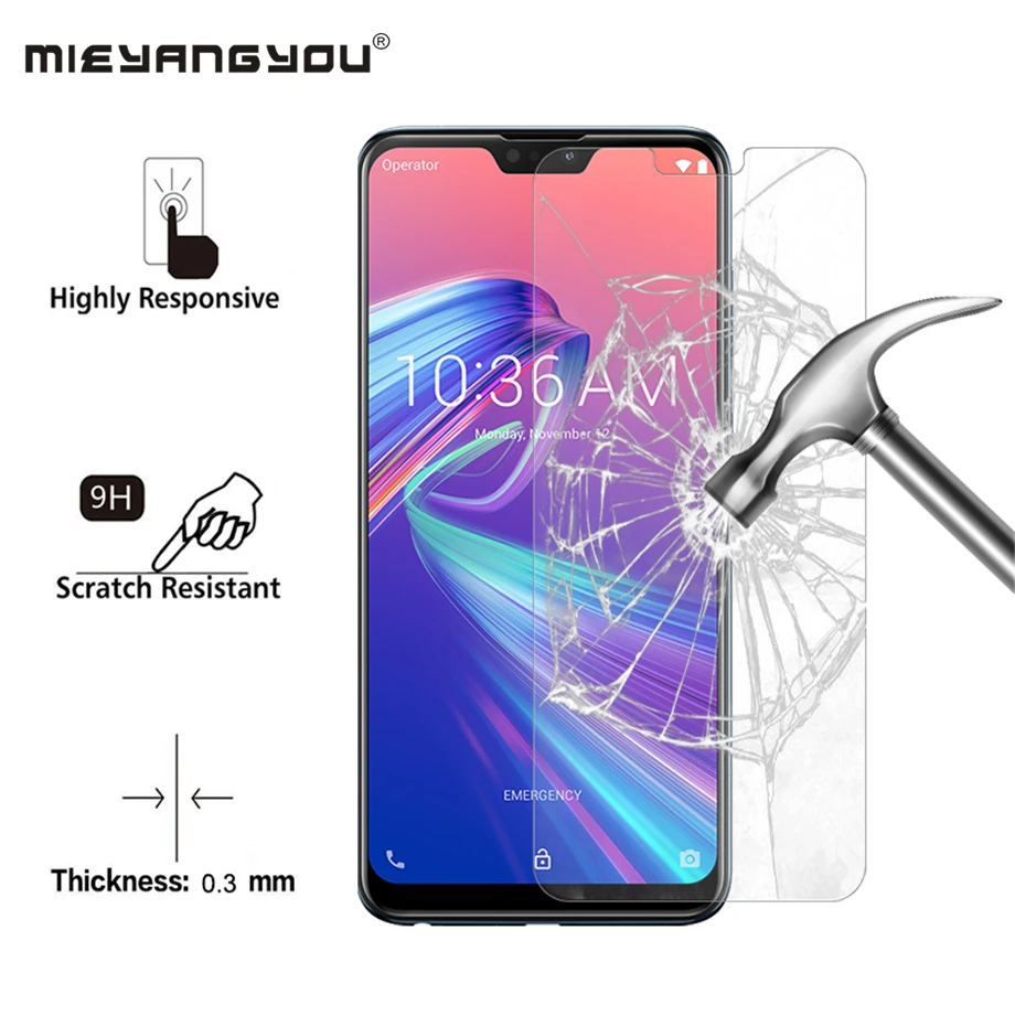 

0.3mm 2.5d ZB631KL ZB633KL Tempered Glass for ASUS Max M2 Screen Protector On an Asus Max Pro M2 Shockproof Glass Film Cover