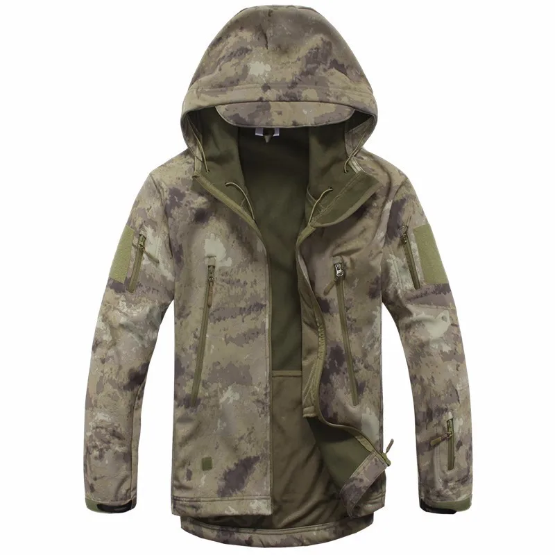 

bomber jacket men Lurker Shark Skin Soft Shell TAD Military Tactical Jacket Waterproof Windproof Hunt Camouflage Army Clothing