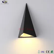 9 Вт современный COB светодиодный настенный светильник, наружные водонепроницаемые наружные настенные лампы треугольник, освещение садового балкона прохода настенный светильник AC85-256v