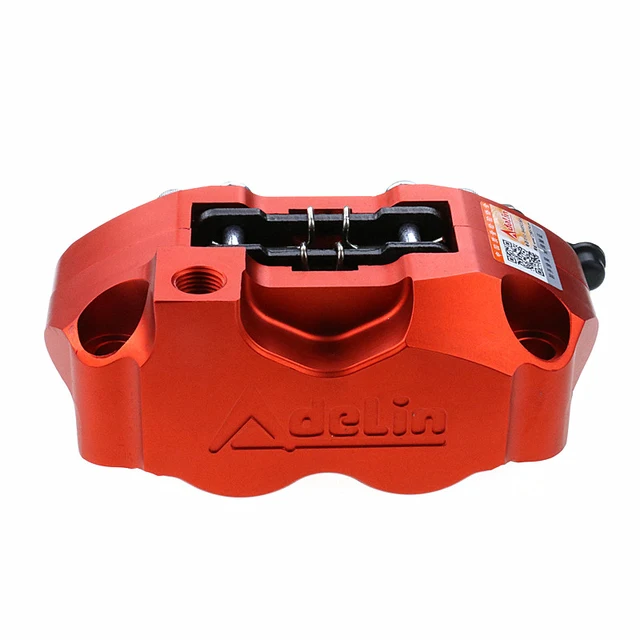 US $35.00 Original Adelin Motorcycle Brake Caliper Adl01 4 Piston Brake Pump 82mm mounting frando Hf1 rpm