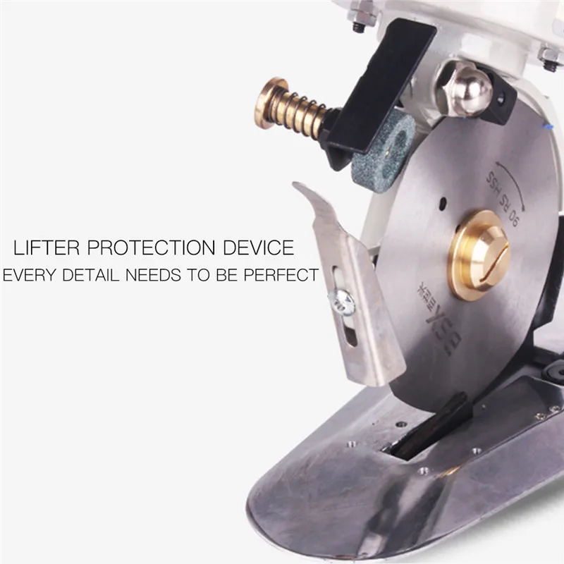 90mm Electric Round Knife Fabric Cloth Saw Cutter 110V 220V 200W Cutting Machine For Cotton Silk Leather Cut Tools EUUS Plug (6)