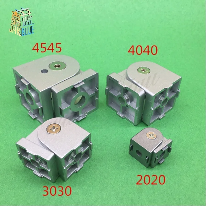 2 шт. или 1 шт Алюминий сплав цинковый сплав Гибкая для шарнирного соединения разъем для Алюминий профиля /3030/4040/4545