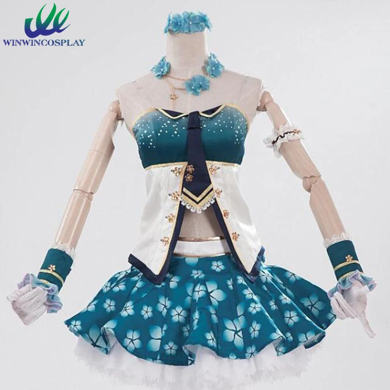 

Anime LoveLive! Ayase Eli Elven Awakening Cosplay Lolity Dress Clothing For Adult Women Halloween Cosplay Costume