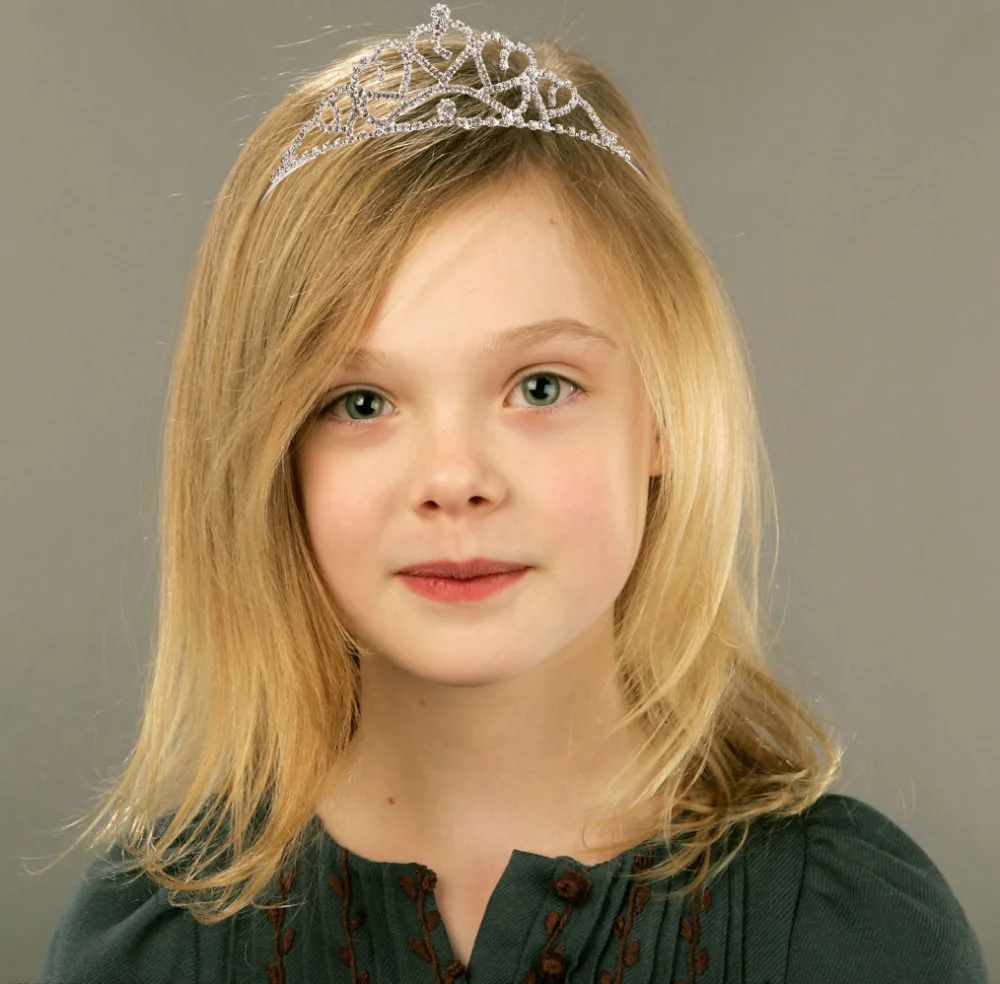 Princess Hairband Child Party Bridal Crown Headband Crystal Diamond Tiara  $TCA 