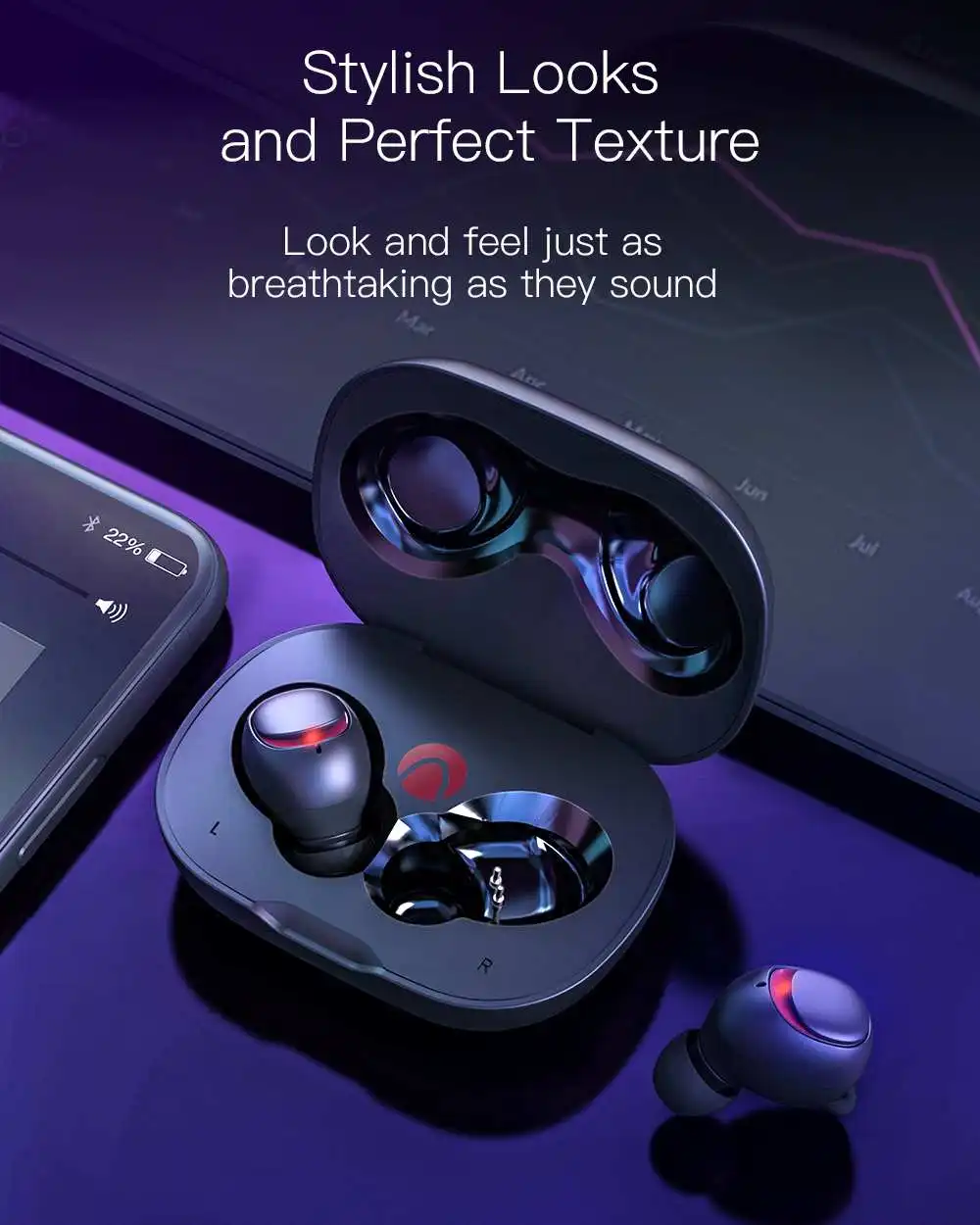 Для BlitzWolf brother AIRAUX AA-UM1 Беспроводные Bluetooth 5,0 Наушники Hi-Fi Handsfree с микрофоном Стерео Водонепроницаемая гарнитура