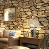 Dcohom Vintage 3D Brick Stone Textured Wallpaper For Bedroom Living Room Restaurant Walls Decor Brick Wall Paper Rolls ► Photo 2/6