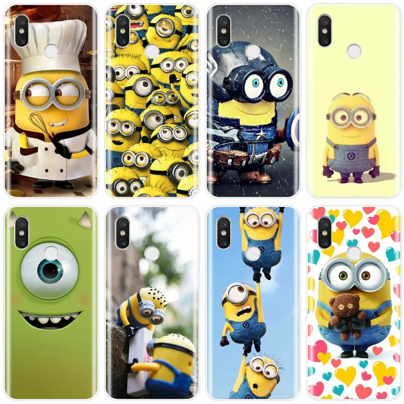 Чехол для телефона Mike Wazowski с миньонами и бананом чехол из ТПУ Для xiaomi 4 9 SE 5 5C 4S PLUS 6