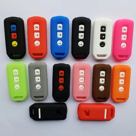 

Silicon Protect Chiave 3 Button Cover For Honda 2019 Monkey SUPER CUB C125 Key SH PCX SHVN Motor Motorbike Scooter PCX125 PCX150