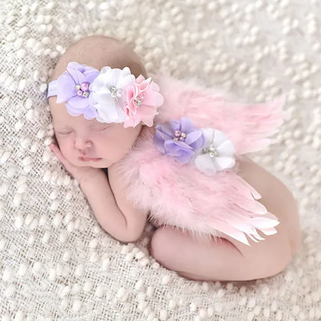 Newborn photography props costume cute angel wings headband photo props infant baby girls boys outfits Newborn photography props costume cute angel wings headband photo props infant baby girls boys outfits