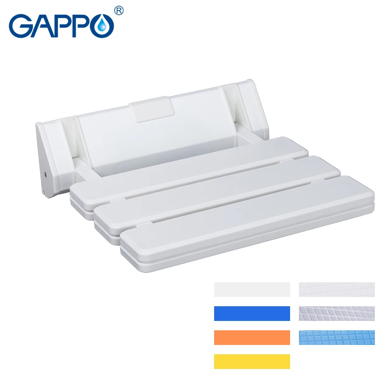 Billig GAPPO wand montiert klapp dusche stühle für ältere wc Dusche Sitze für behinderte Warten Stühle Bad stuhl Cadeira