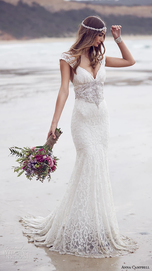 grecian beach wedding dress