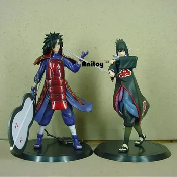 

Anime Naruto Uchiha Madara Uchiha Sasuke PVC Action Figures Collectible Model Toys 2pcs/set KT065