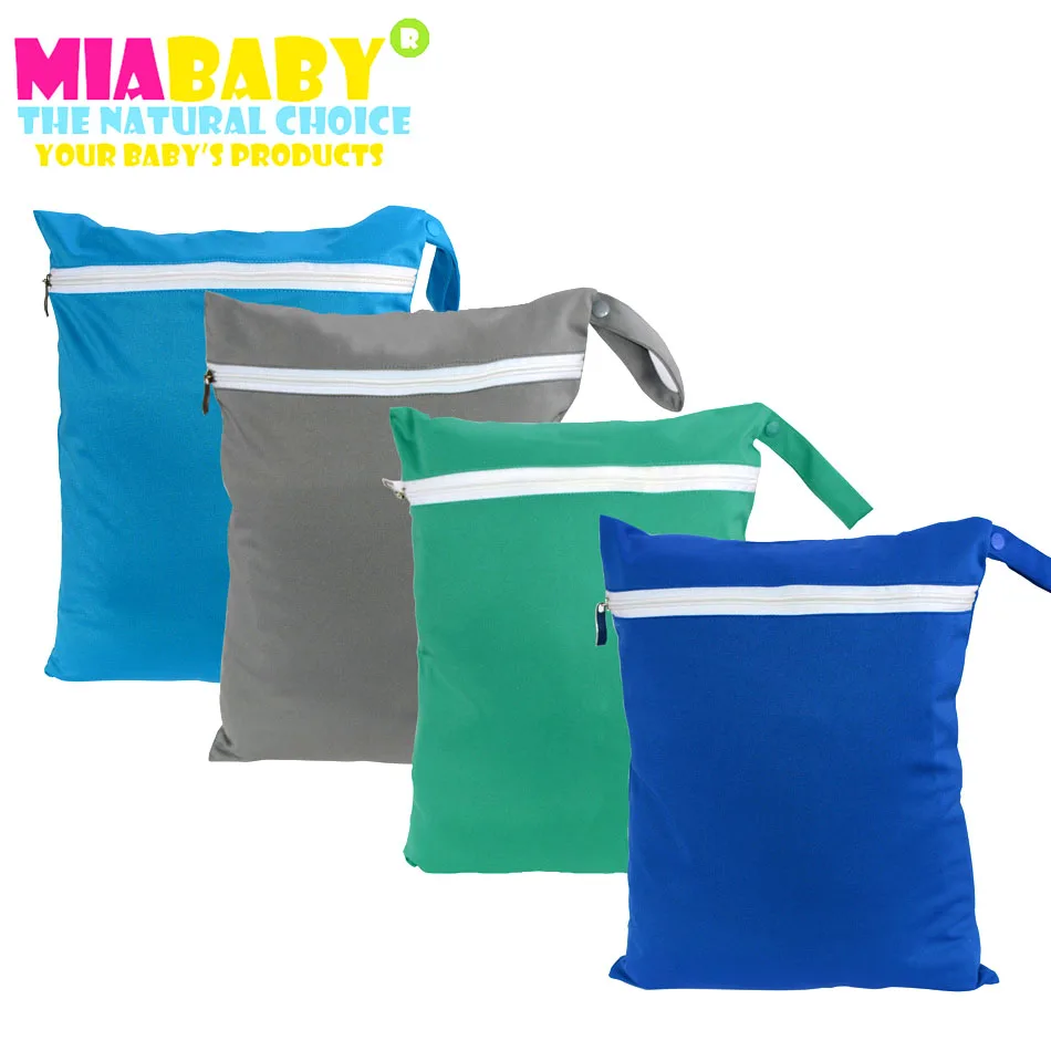 Miababy 5 шт./лот мокрый сумка с ручкой 36*30 см