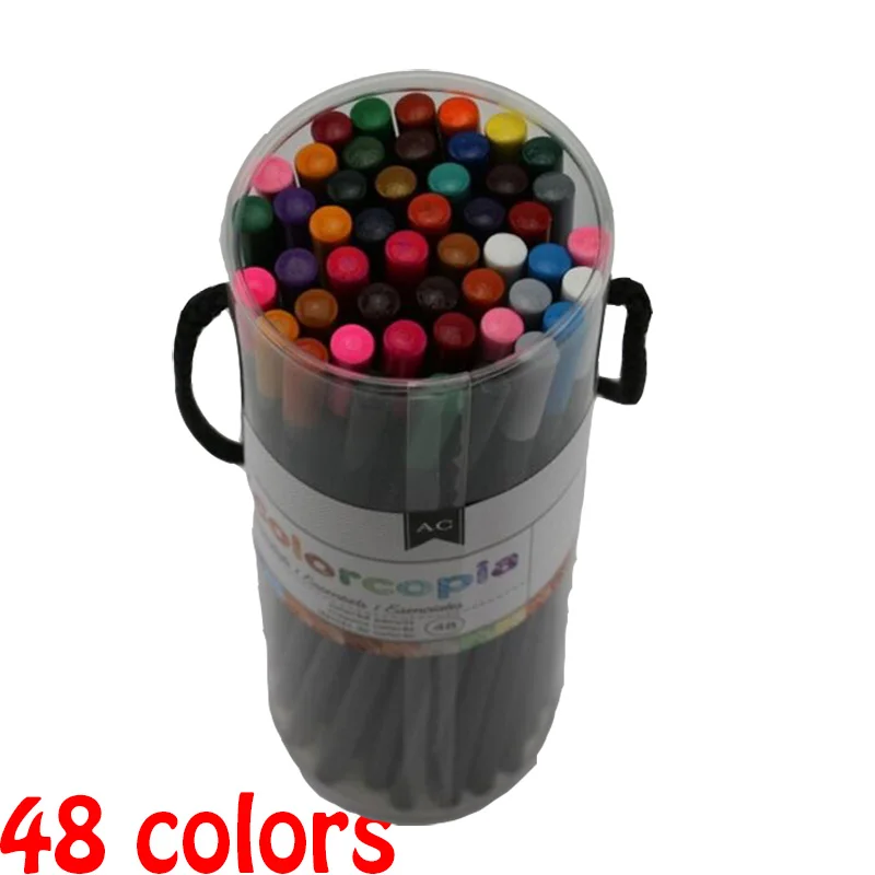 48 colors lapices de colores color pencil lapis de cor profissional crayon de couleur colored pencils drawing supplies coloring