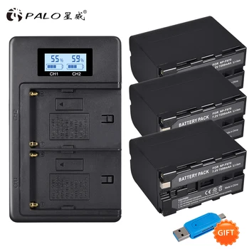 

PALO 3PCS NP-F970 NP-F960 Camera Battery&LCD Battery Charger For Sony CCD-SC5 CCD-TRV101 CCD-TRV15 CCD-TRV25 CCD-TRV36 CCD-TR940