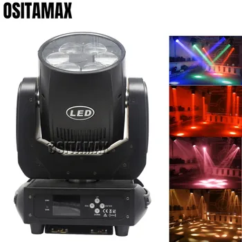 

4pcs/lot Small Stage Light RGBW 4IN1 6X40W Zoom Wash Bee Eye Beam Moving Head DMX Lumiere Sound for Bar Disco Concert Show Party