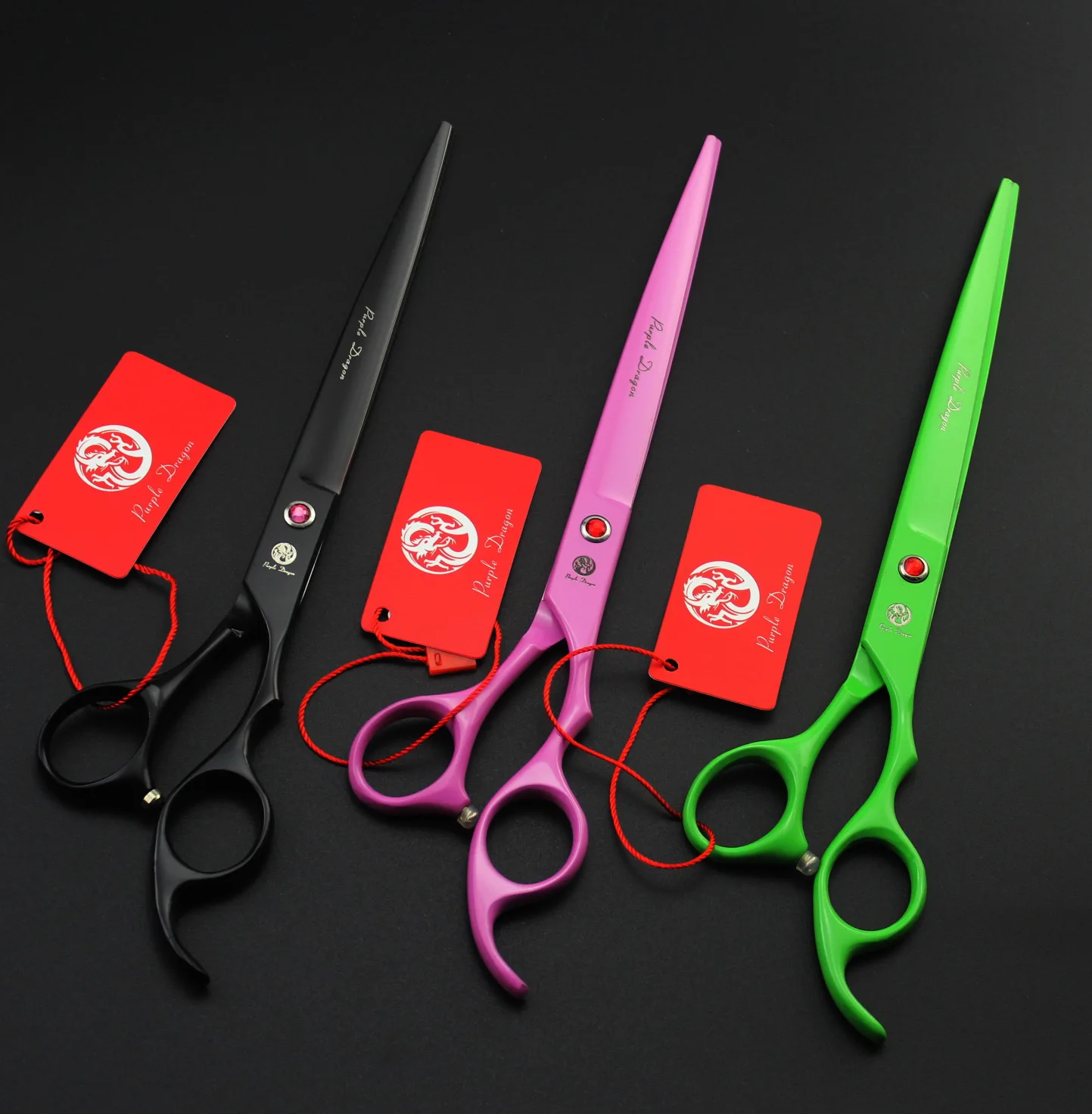 

Colorful 8.0Inch Pet Grooming Cutting Scissors Shears for Dog JP440C Purple 1Pcs