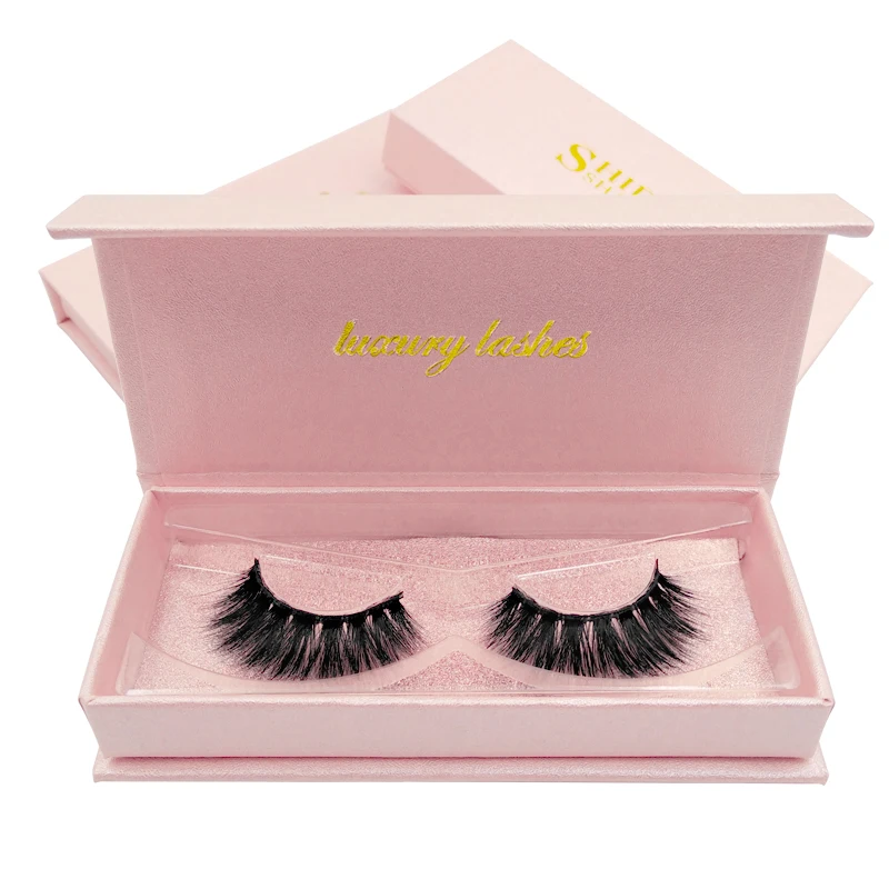 

SDSP Thick FalseEyelashes 1 Pair Mink Eyelashes plastic cotton stalk Lashes Makeup1 Box FalseLashes