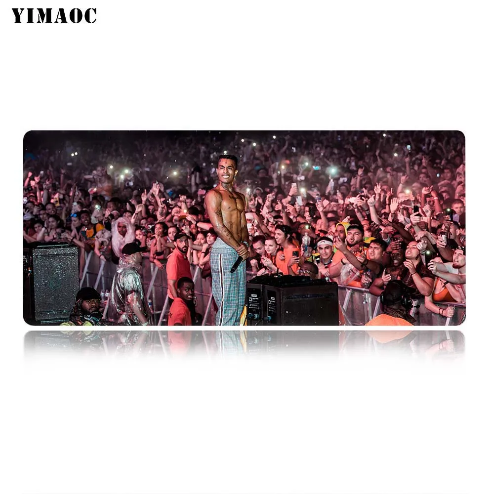 YIMAOC XXXTentacion коврик для мыши 30x80 см компьютерная Противоскользящий натуральный