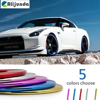 

8 Meter plating decorative strip Wheel hub protection/Grille/body decoration sticker for Porsche Cayenne Macan Macan S Panamera