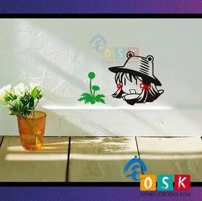 Виниловая наклейка на стену Touhou Project MORIYA SUWAKO s Decal Decor Home Anime Car Sticker | Дом и сад
