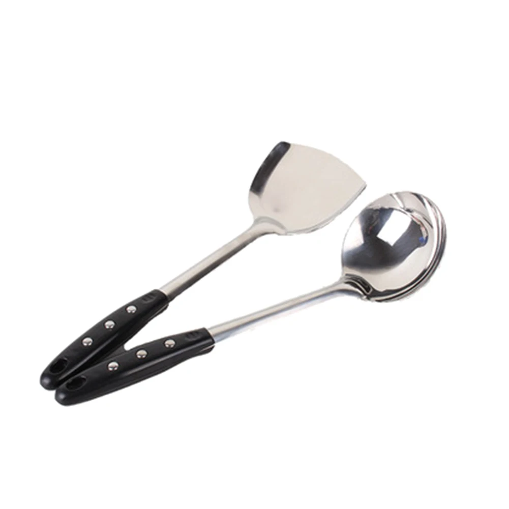 1 PC Stainless Steel Spatulas Kitchen Cooking Spatula Dishes Shovel