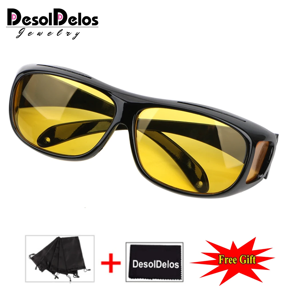

Night Vision Driver Goggles Unisex HD Vision Sun Glasses Car Driving Glasses UV Protection Polarized Sunglasses Eyewear G122