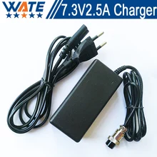 7.3V2.5A Зарядное Устройство 2 S 6.4 В Lifepo4 Зарядное Устройство Выход DC 7.3 В Lifepo4 зарядное Устройство Бесплатная доставка