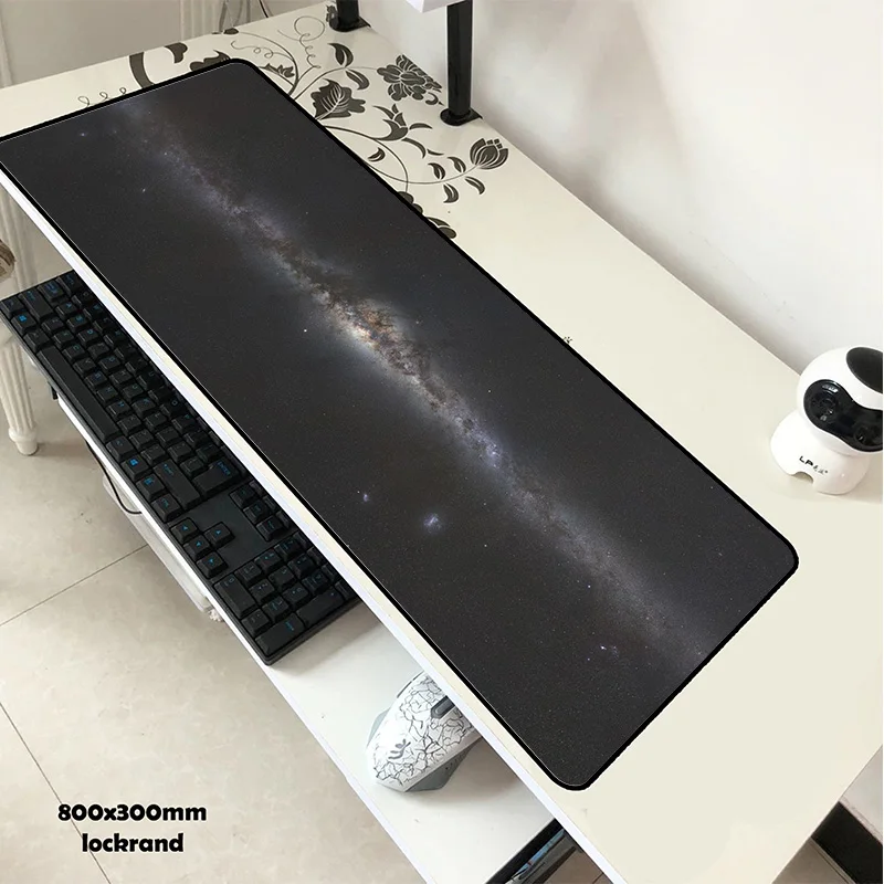 Galaxy mouse pad gel 80x30cm pad to mouse Beautiful computer mousepad gaming mousepad gamer to laptop present mats