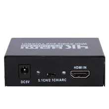 HDMI TO HDMI Audio Splitter Extractor Support ARC/3D/4K*2K/1080P DTS Decoding Audio Converter For Apple TV Laptop HDMI Divider