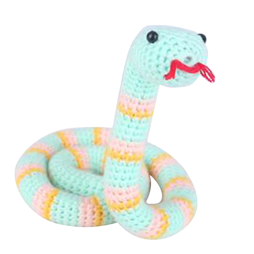 Cartoon Snake Crochet Doll Kit for Adults Learn to Knitting Stuffed Toy