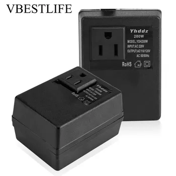 

Travel Voltage Converter Electronic Inverter International Voltage Converter Transformer 220V to 110V Maximum 200W