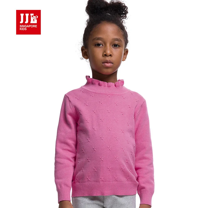 girls sweater child sweater long sleeve sweet knitwear cape collar sweater children outerwear