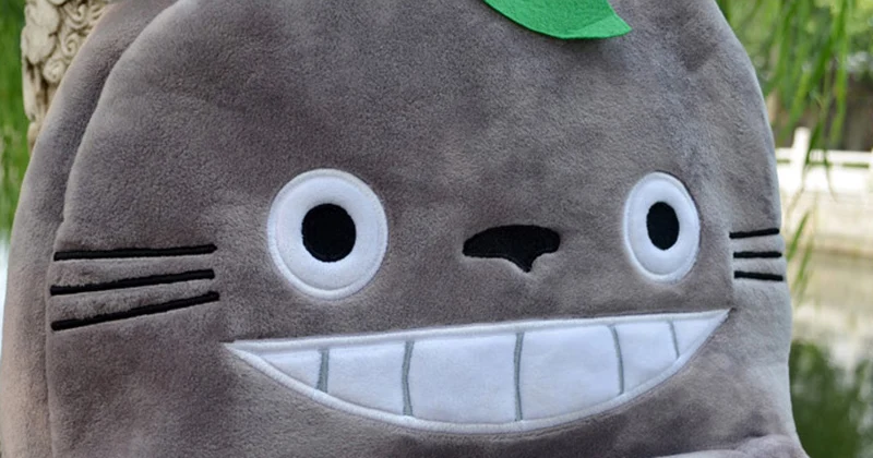 Totoro Children Backpack Plush Baby School Bag Teenagers Shoulder Bag Kid Hayao Miyazaki Toys Boy Girl Schoolbags Mochila BP0175 (9)
