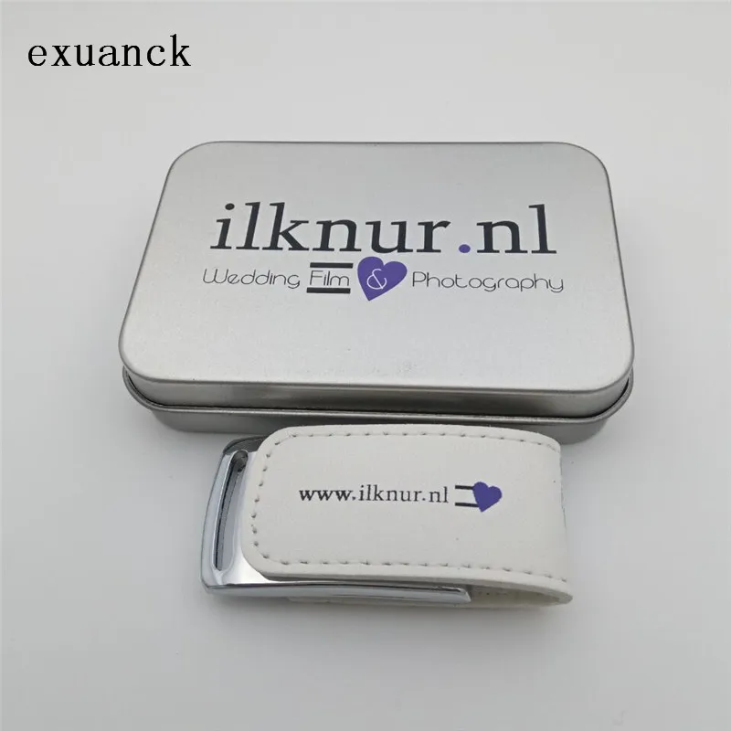 Exuanck пользовательская фотография искусство кожа USB 2 0 4 ГБ 8 16 32 и металлическая