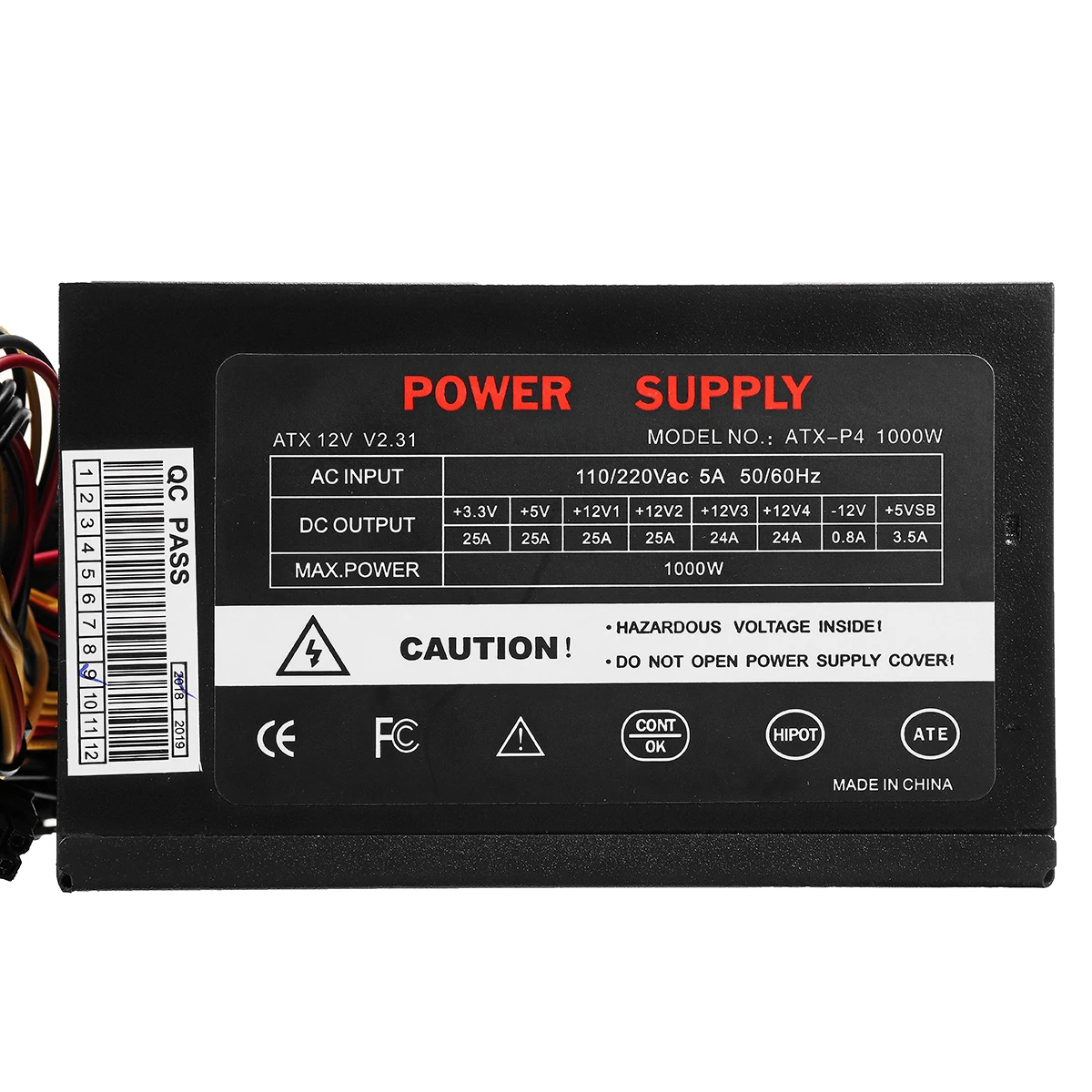 Max 1000 Вт блок питания PSU PFC бесшумный вентилятор ATX 24pin 12 в компьютер SATA игровой ПК блок питания для компьютера Intel AMD