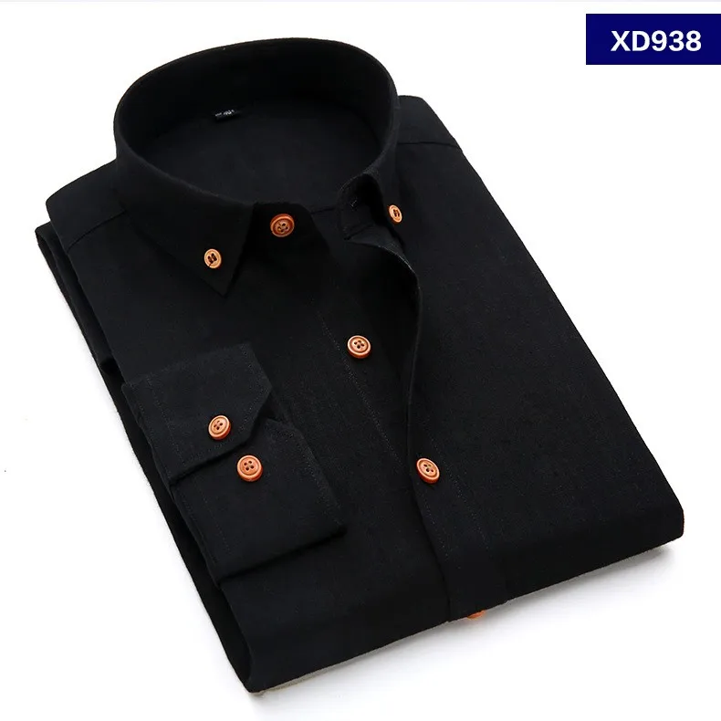 Мужская рубашка с длинным рукавом из льняной смеси осенне-Весенняя деловая Повседневная рубашка Мужская льняная официальная Рабочая Рубашка мужская XS-4XL 5XL