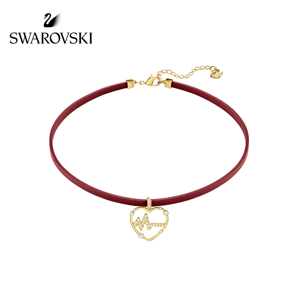 

Original Genuine Swarovski OXO Romantic love Delicate Choker Necklace women Crystal Necklace 5470163