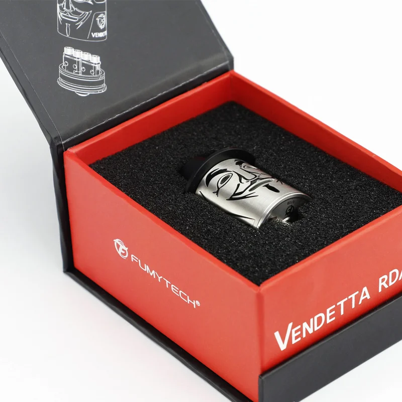 Оригинальный испаритель Fumytech RDA Vendetta 25 мм бак для вейпа электронная сигарета